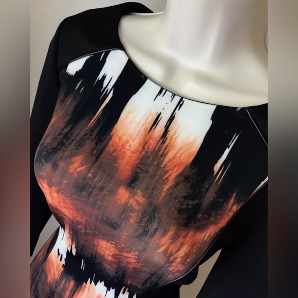 ANTONIO MELANI Hubert Printed Scuba Sheath Dress size 2 - Picture 5 of 7